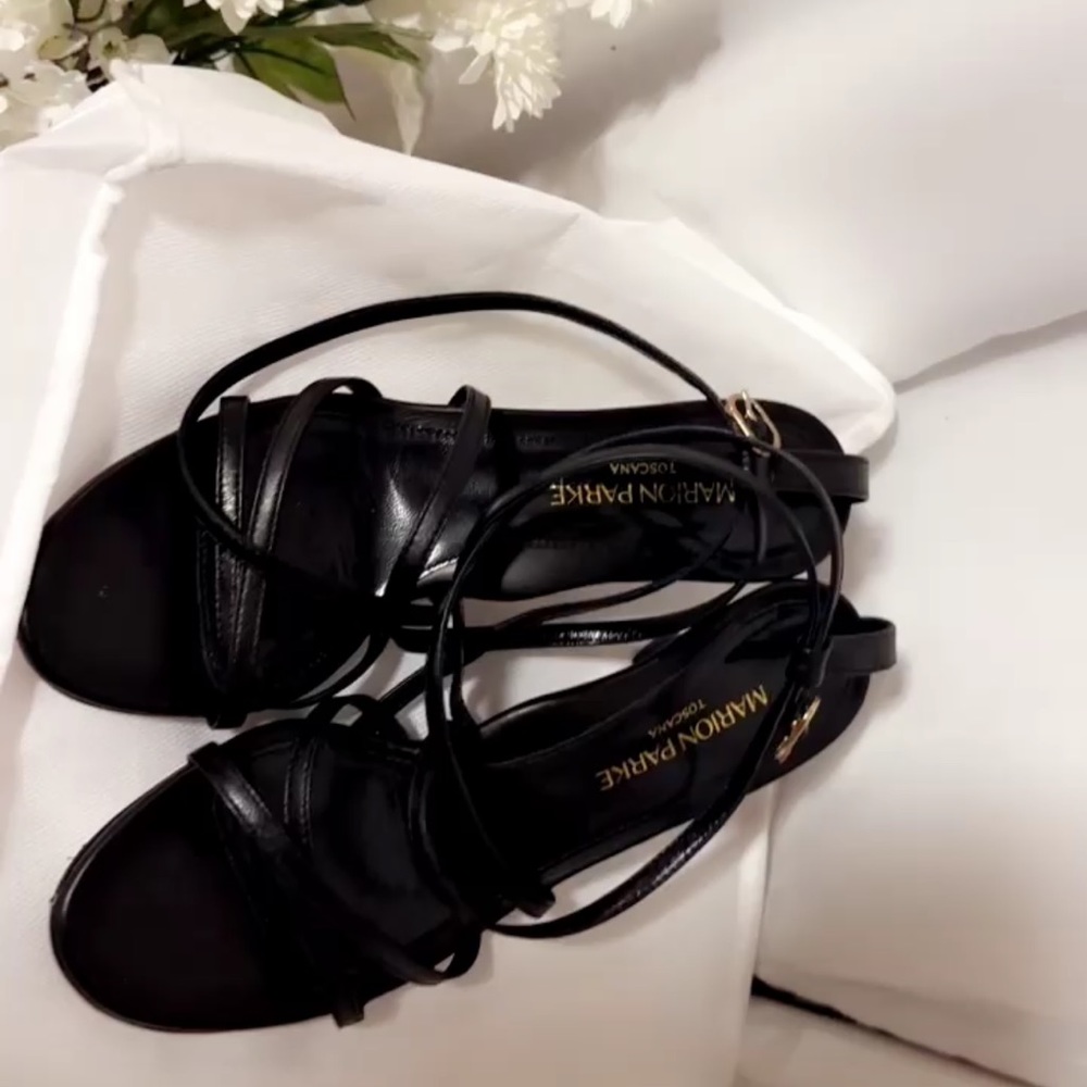MARION PARKE RAINA SANDALS NAPPA black shoes - Picture 5 of 6